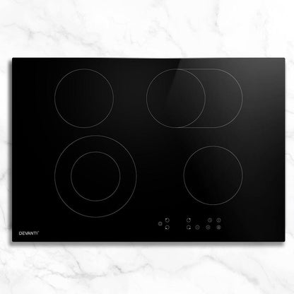 Devanti Electric Ceramic Cooktop 77cm - Ozstylz