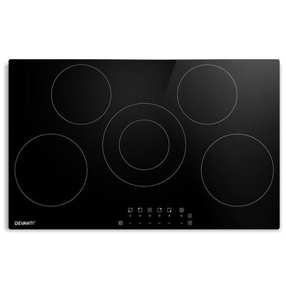 Devanti Electric Ceramic Cooktop 90cm - Ozstylz