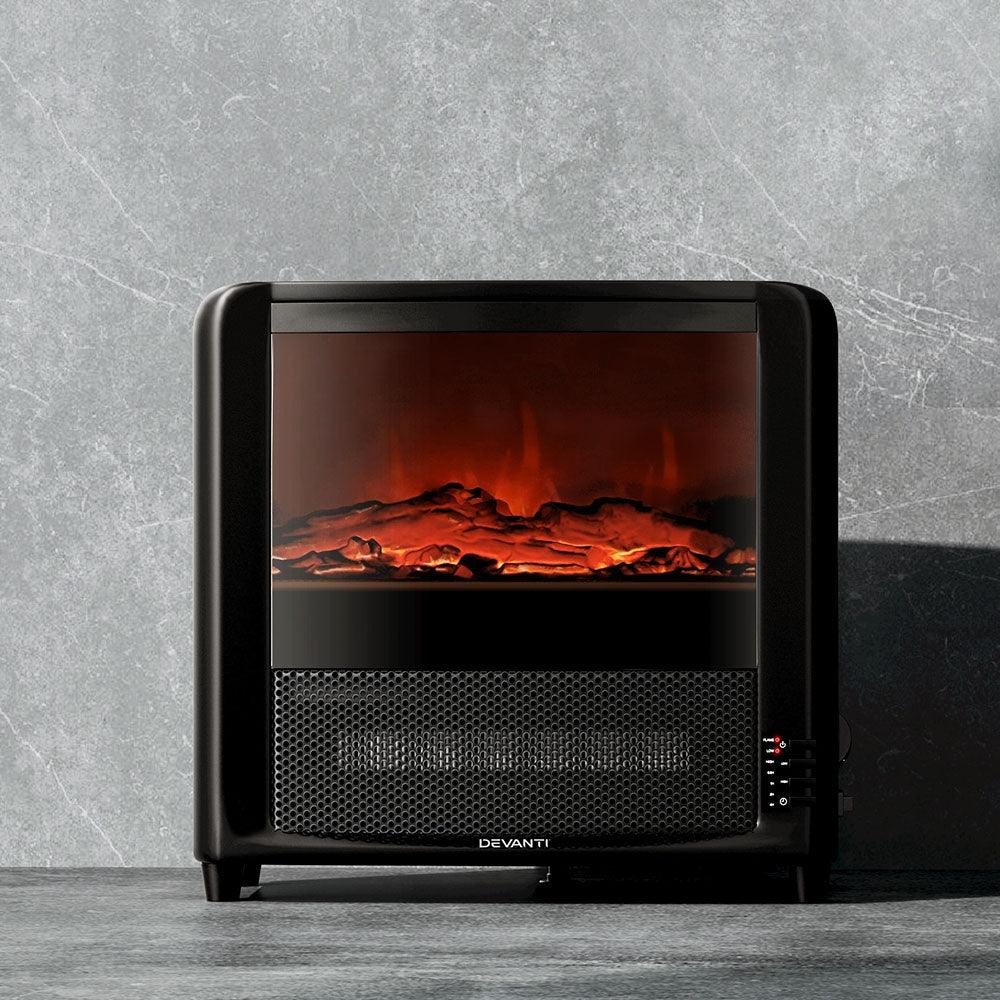 Devanti Electric Fireplace Fire Heaters 2000W - Ozstylz