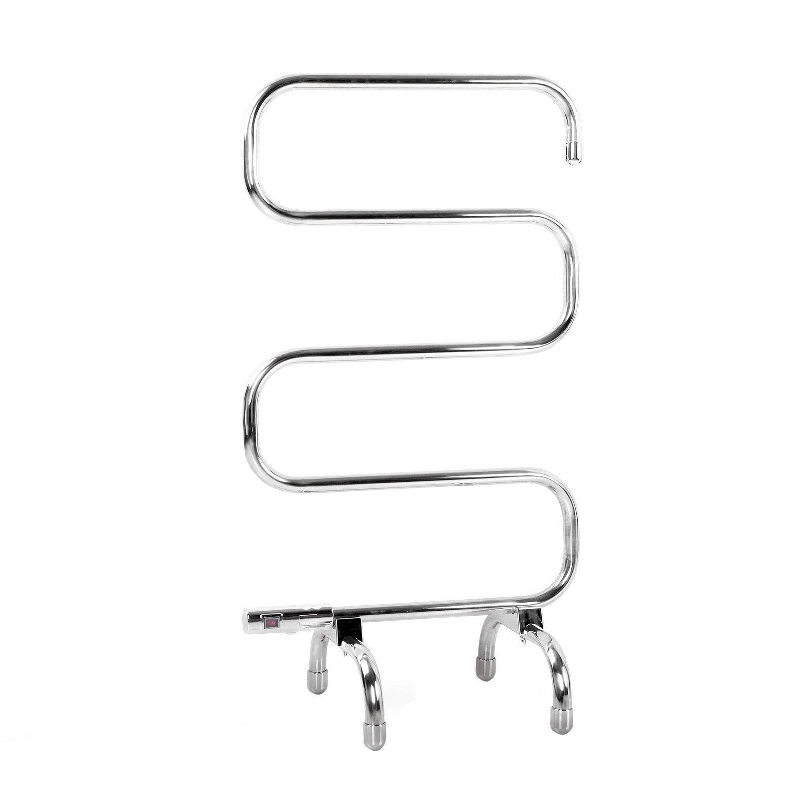 Devanti Electric Heated Towel Rail Rack 5 Bars Freestanding Clothes Dry Warmer - Ozstylz