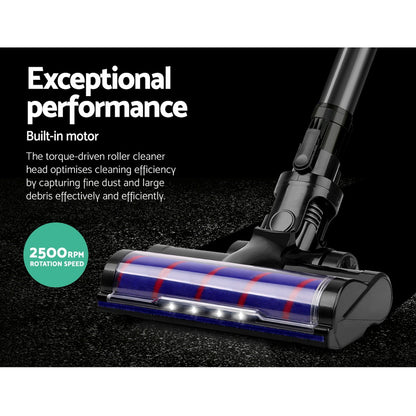 Devanti Handheld Vacuum Cleaner Motorised Roller Brush Head - Ozstylz