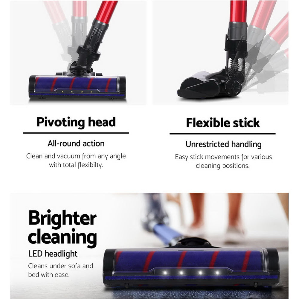 Devanti Handheld Vacuum Cleaner Motorised Roller Brush Head - Ozstylz