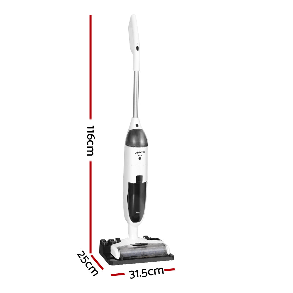 Devanti Handheld Wet Dry Vacuum Cleaner Mop Brushless Vacuums HEPA Filter 250W - Ozstylz