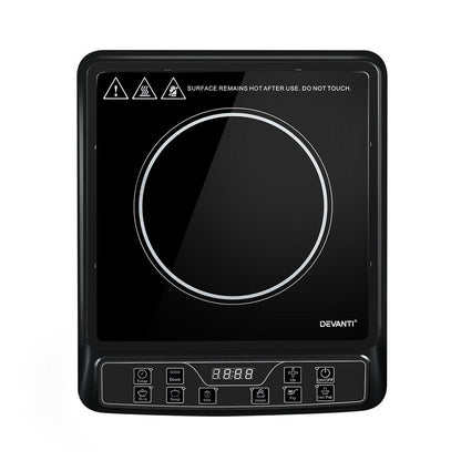 Devanti Induction Cooktop 30cm Portable Cooker - Ozstylz