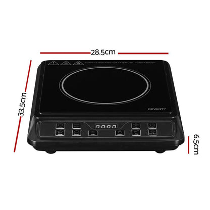 Devanti Induction Cooktop 30cm Portable Cooker - Ozstylz