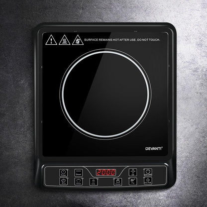 Devanti Induction Cooktop 30cm Portable Cooker - Ozstylz