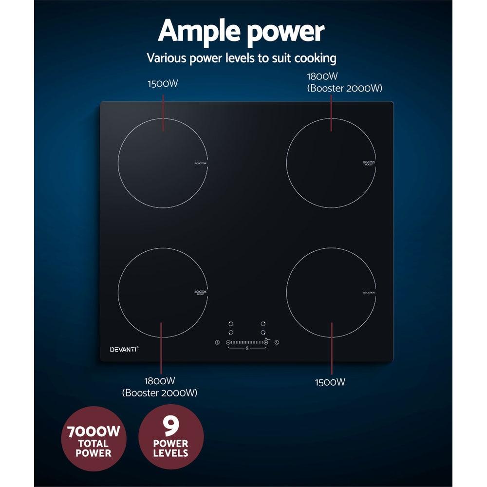 Devanti Induction Cooktop 60cm Electric Cooker - Ozstylz