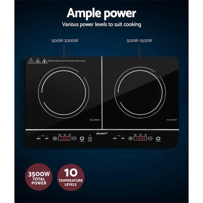 Devanti Induction Cooktop 60cm Portable Cooker - Ozstylz