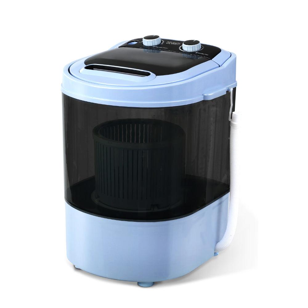 Devanti Portable Washing Machine 3KG Black - Ozstylz