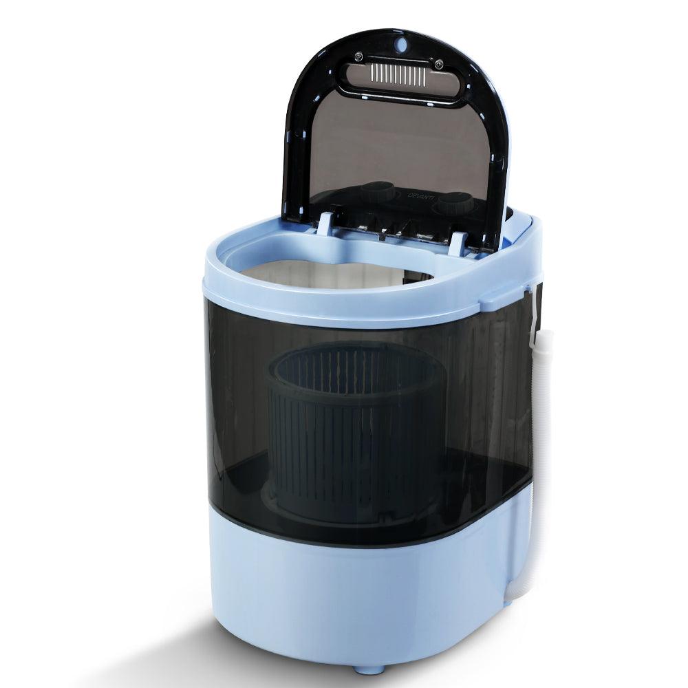 Devanti Portable Washing Machine 3KG Black - Ozstylz