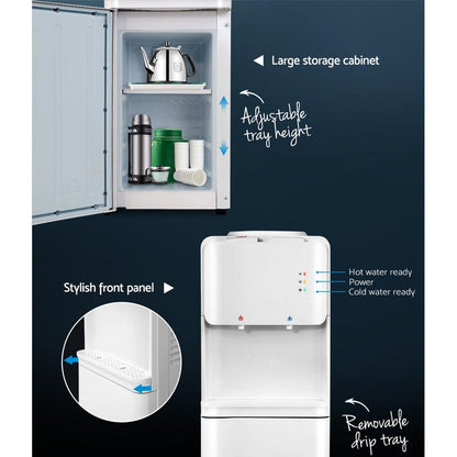 Devanti Water Cooler Dispenser Stand White - Ozstylz