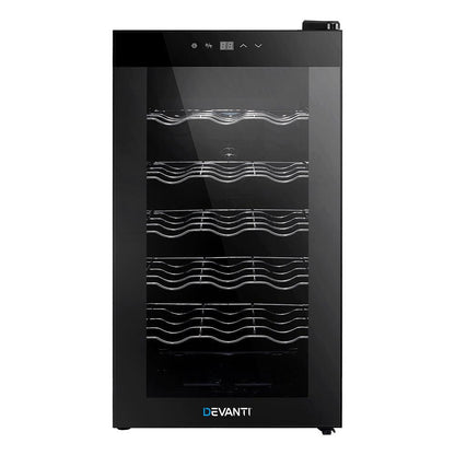 Devanti Wine Cooler Fridge 18 Bottles - Ozstylz