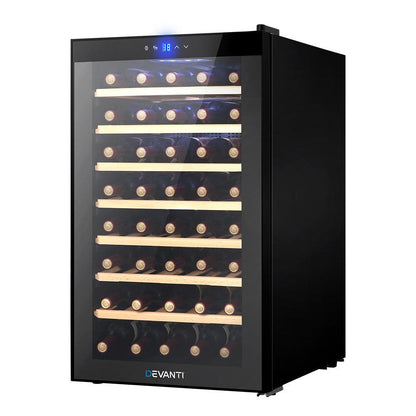 Devanti Wine Cooler Fridge 51 Bottles - Ozstylz