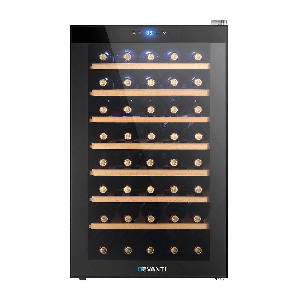 Devanti Wine Cooler Fridge 51 Bottles - Ozstylz