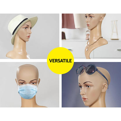 Embellir Female Mannequin Head Dummy Model Display Shop Stand Professional Use - Ozstylz