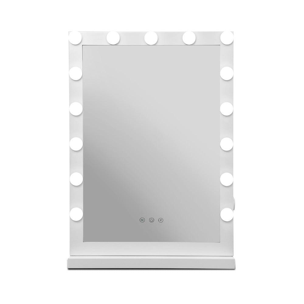 Embellir Makeup Mirror Hollywood with Light Frame Vanity Dimmable Wall 15 LED - Ozstylz