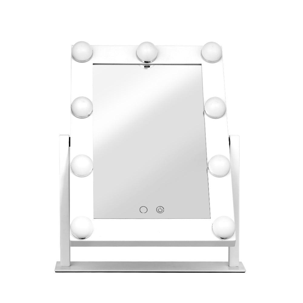 Embellir Makeup Mirror Hollywood with Light Round 360&deg; Rotation Tabletop 9 - Ozstylz