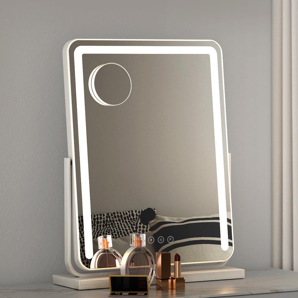 Embellir Makeup Mirror with Lights Hollywood Vanity LED Mirrors White 40X50CM - Ozstylz