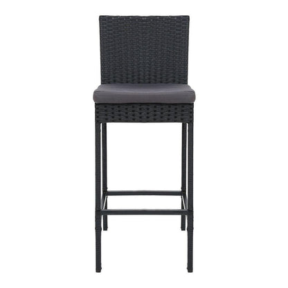 Gardeon 4-Piece Outdoor Bar Stools Dining Chair Bar Stools Rattan Furniture - Ozstylz