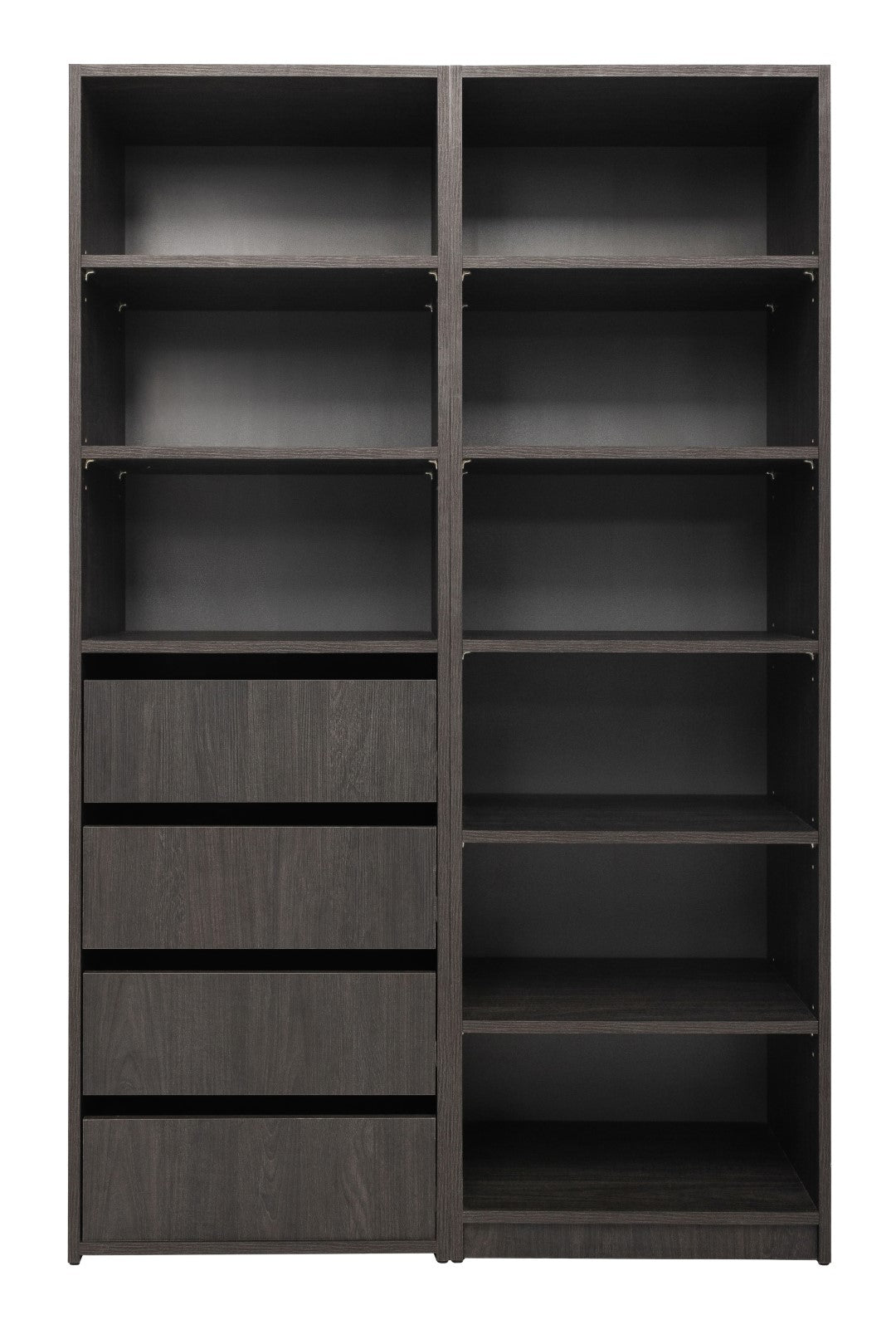 GENEVA SIX SHELF BUILD IN WARDROBE - NORDIC ASH - Ozstylz