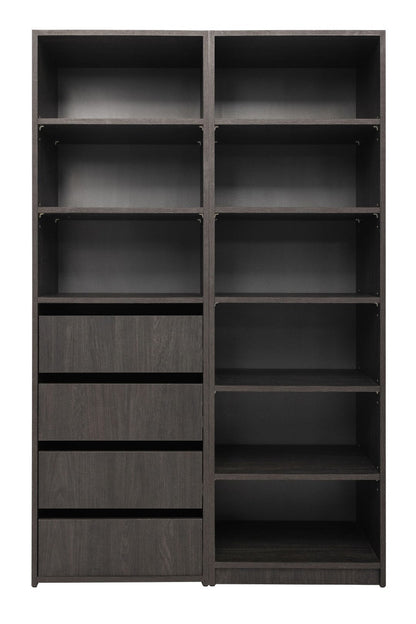 GENEVA SIX SHELF BUILD IN WARDROBE - NORDIC ASH - Ozstylz