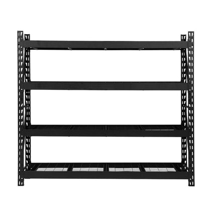 Giantz 4Mx2M Garage Shelving Warehouse Rack Pallet Racking Storage Shelve Black - Ozstylz