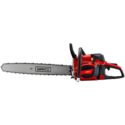 Giantz Chainsaw Petrol 58CC 22" Bar Commercial E-Start Pruning Chain Saw,Giantz Chainsaw Petrol - Ozstylz