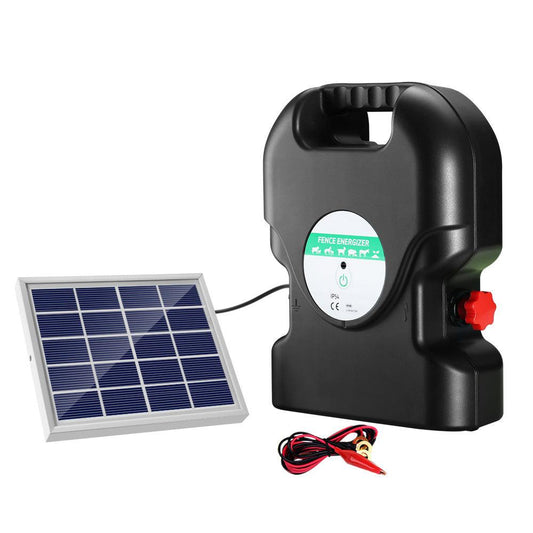 Giantz Fence Energiser 20KM Solar Powered 1.2J Electric - Ozstylz