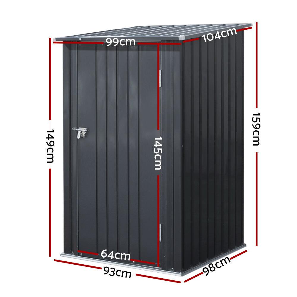 Giantz Garden Shed 0.99x1.04M Sheds Outdoor Tool Storage Workshop House Steel - Ozstylz