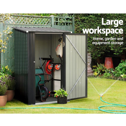 Giantz Garden Shed 0.99x1.04M Sheds Outdoor Tool Storage Workshop House Steel - Ozstylz