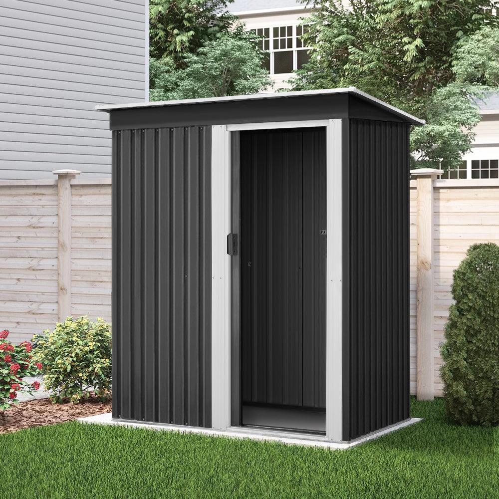 Giantz Garden Shed 1.62x0.86M Sheds Outdoor Storage Tool Workshop House Shelter Sliding Door - Ozstylz