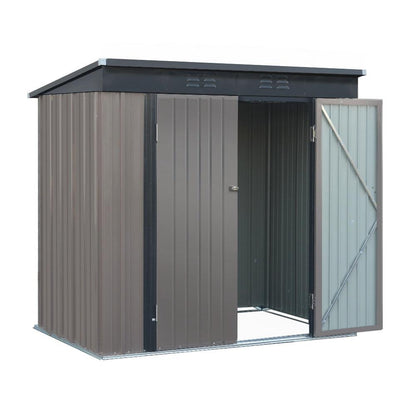 Giantz Garden Shed 1.95x1.31M Sheds Outdoor Storage Steel Workshop House Tool Double Door - Ozstylz