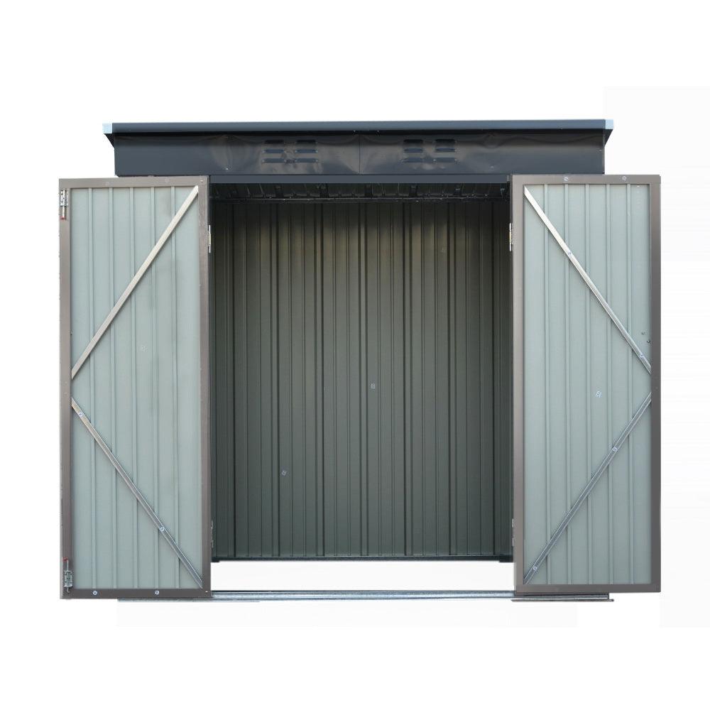 Giantz Garden Shed 1.95x1.31M Sheds Outdoor Storage Steel Workshop House Tool Double Door - Ozstylz