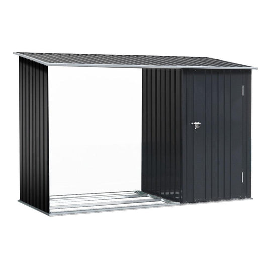 Giantz Garden Shed 2.49x1.04M Sheds Outdoor Tool Storage Workshop House Steel 2 in 1 - Ozstylz