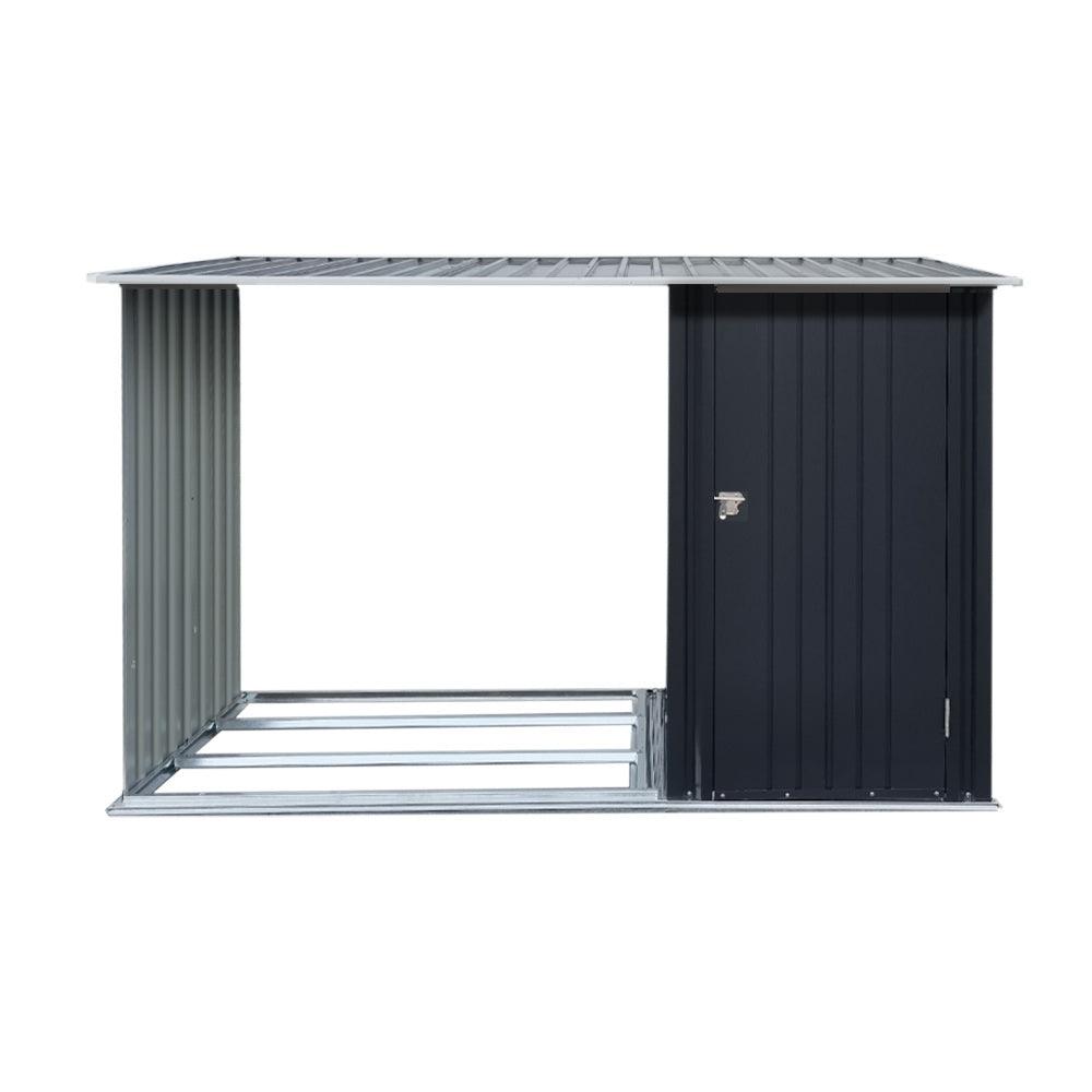 Giantz Garden Shed 2.49x1.04M Sheds Outdoor Tool Storage Workshop House Steel 2 in 1 - Ozstylz