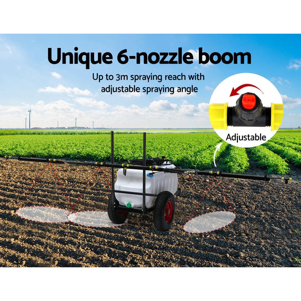 Giantz Weed Sprayer 100L Trailer 3M Boom Garden Spray - Ozstylz