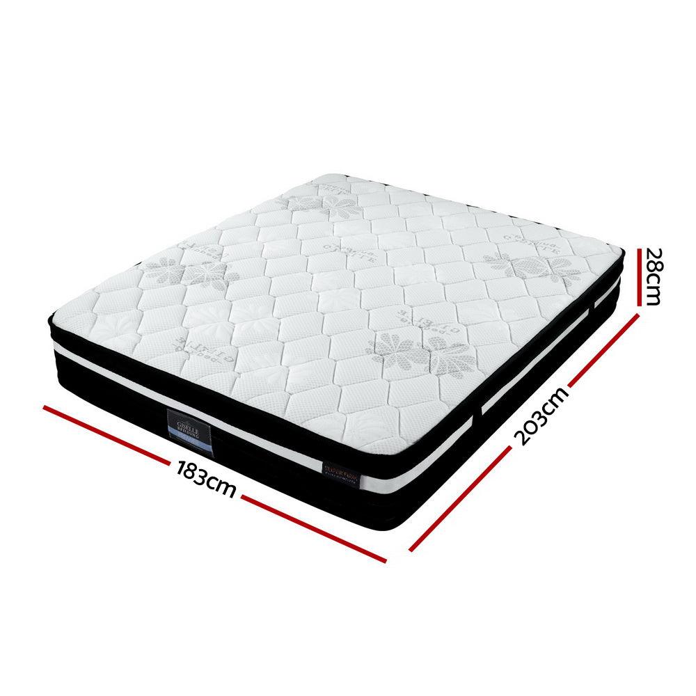 Giselle Bedding 28cm Mattress Super Firm King - Ozstylz