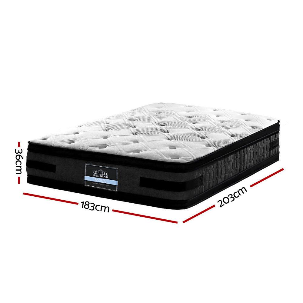 Giselle Bedding 36cm Mattress Cool Gel Memory Foam King - Ozstylz