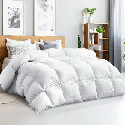 Giselle Bedding 500GSM Goose Down Feather Quilt King - Ozstylz