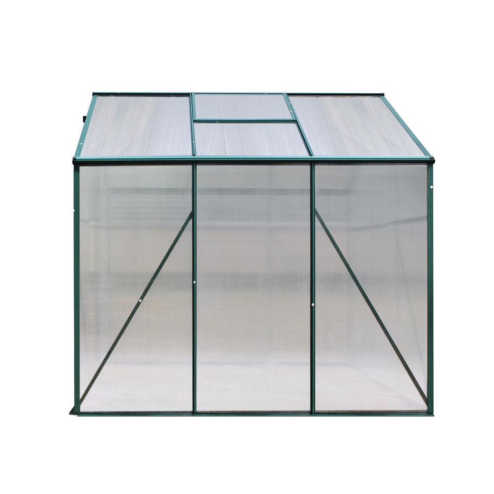 Greenfingers Greenhouse 1.9x1.9x1.83M Aluminium Polycarbonate Green House Garden Shed - Ozstylz