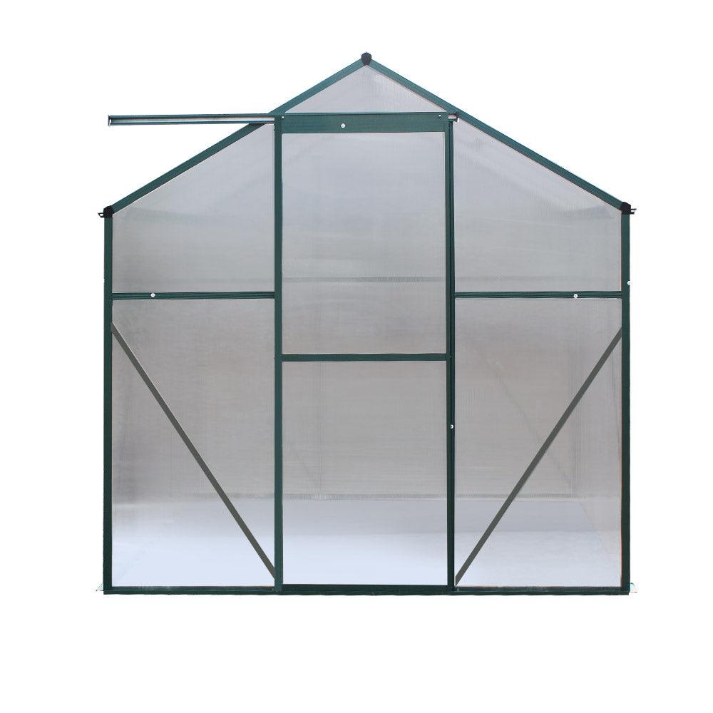 Greenfingers Greenhouse 1.9x1.9x1.83M Aluminium Polycarbonate Green House Garden Shed - Ozstylz