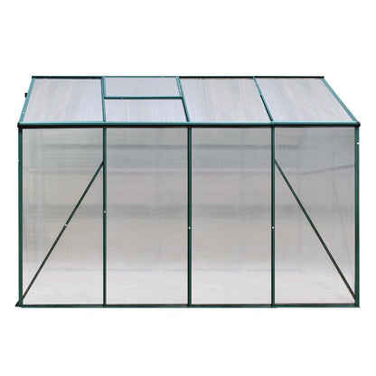 Greenfingers Greenhouse 2.52x1.9x1.83M Aluminium Polycarbonate Green House Garden Shed - Ozstylz