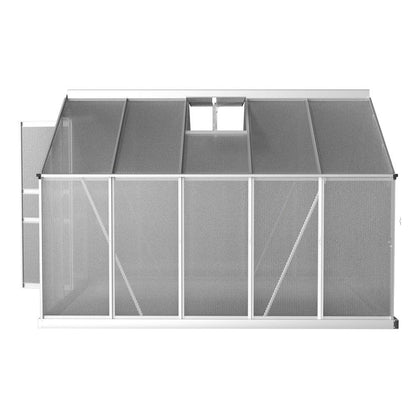 Greenfingers Greenhouse 3x2.5x1.95M Aluminium Polycarbonate Green House Garden Shed - Ozstylz