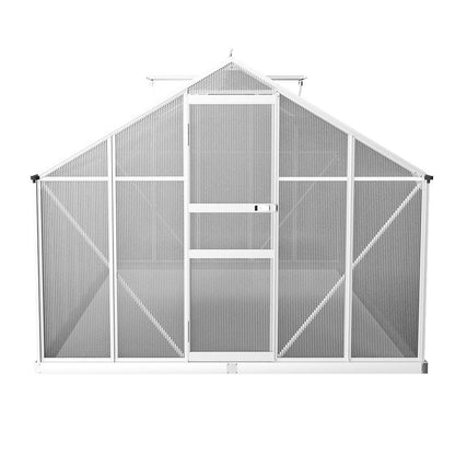 Greenfingers Greenhouse 4.2x2.5x1.95M Aluminium Polycarbonate Green House Garden Shed - Ozstylz