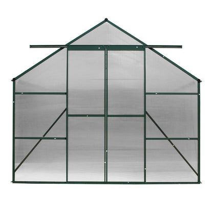 Greenfingers Greenhouse 4.43x2.44x2.15M Aluminium Polycarbonate Green House Garden Shed - Ozstylz