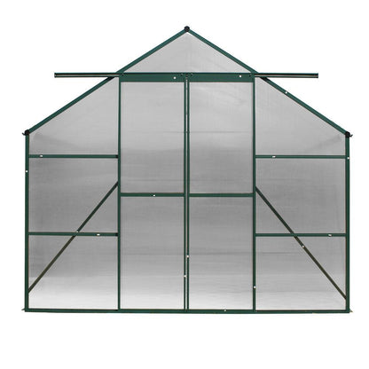 Greenfingers Greenhouse 5.1x2.44x2.1M Aluminium Polycarbonate Green House Garden Shed - Ozstylz