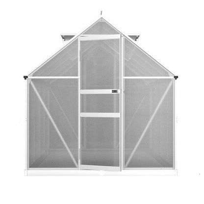 Greenfingers Greenhouse Aluminium Green House Polycarbonate Garden Shed 2.4x1.9M - Ozstylz