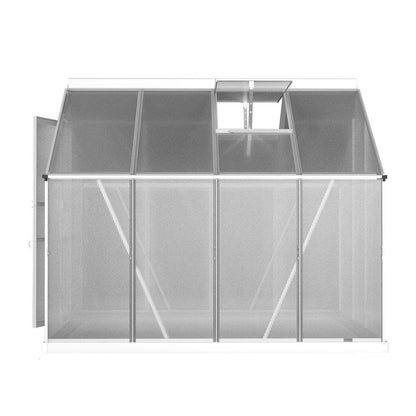 Greenfingers Greenhouse Aluminium Green House Polycarbonate Garden Shed 2.4x1.9M - Ozstylz