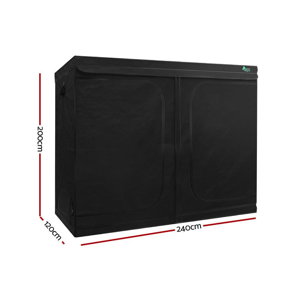 Greenfingers Grow Tent 240x120x200CM Hydroponics Kit Indoor Plant Room Black - Ozstylz