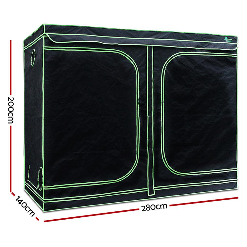 Greenfingers Grow Tent 280x140x200CM Hydroponics Kit Indoor Plant Room System - Ozstylz